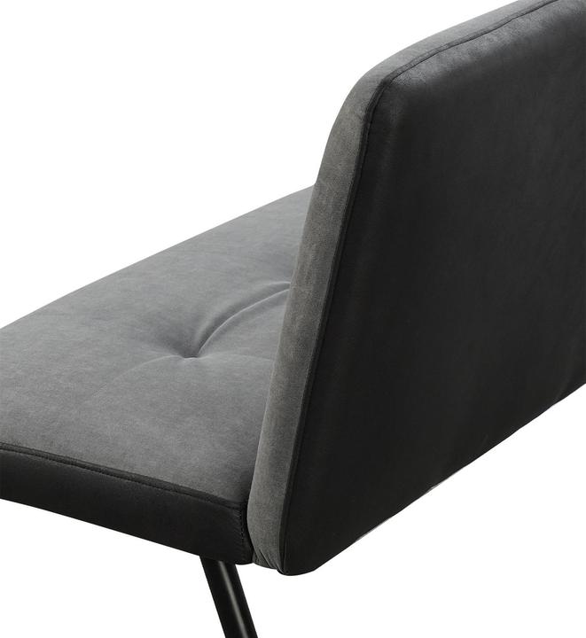 Produktbild HTI-Living 2-Sitzer Bank Anthrazit/Grau Joschka (112 cm)