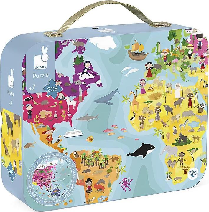 Immagine prodotto Janod Puzzle pianeta blu 208pcs. (208 pezzi)