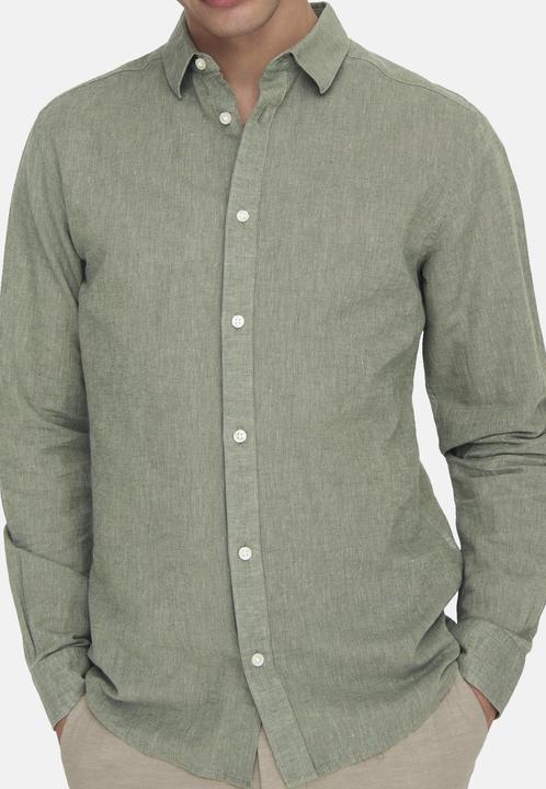 Produktbild Only & Sons Einfarbiges Langarmhemd (XXL)