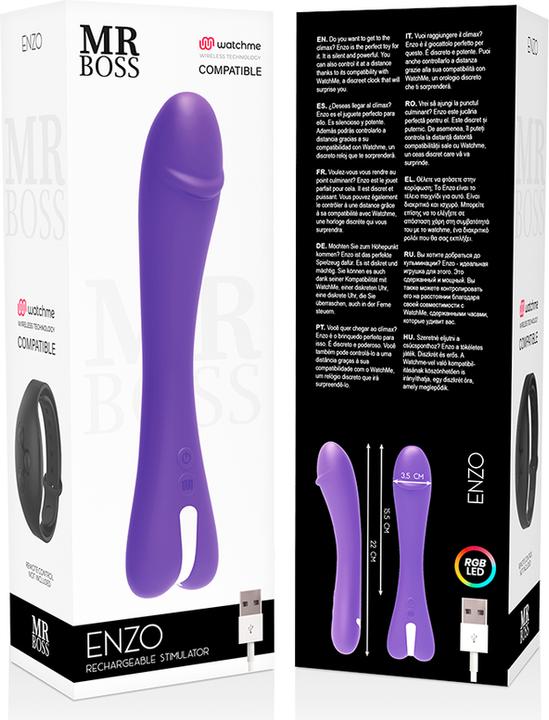 Actual product image Mr Boss G-spot vibrator "Enzo" with app function