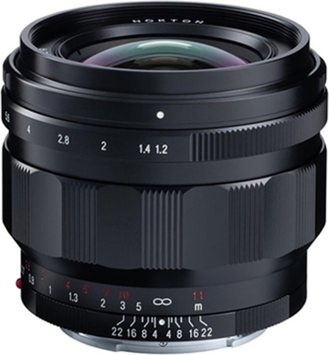 Actual product image Voigtländer Nokton 50 mm / 1.2 asph. black (Sony E, full size)