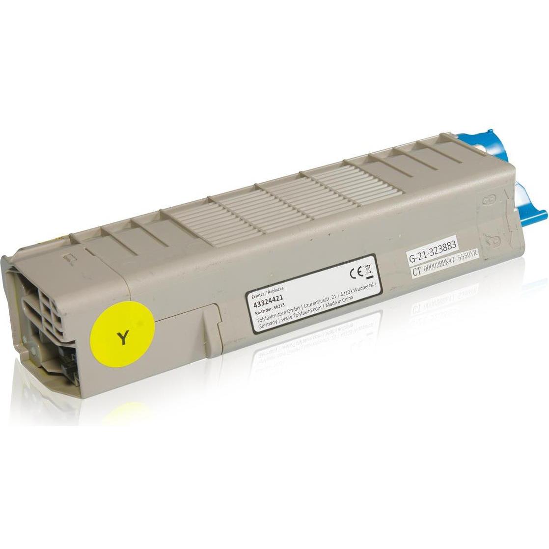 Inkadoo, Toner, Toner kompatibel zu OKI 43324421 / C5800 Toner, gelb Gelb (Y)