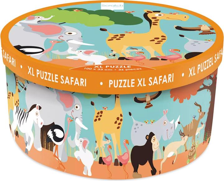 Produktbild Scratch Puzzle Safari (36 Teile)
