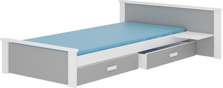 Produktbild ADRK Furniture Bett ALDEX SHELF 180x80