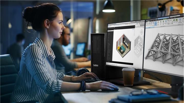 Actual product image Lenovo ThinkStation P360 (1000 GB, 32 GB, Intel Core i7-12700K, UHD Graphics 770)