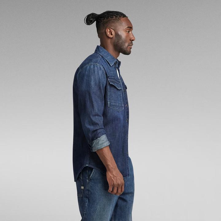 Produktbild G-Star Schmal geschnittenes Jeans-Überhemd (S)