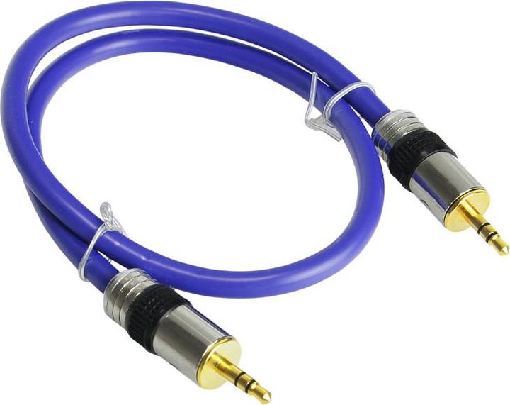 Immagine prodotto InLine Cavo jack - connettori placcati in oro, 3.5mm St/St (0.50 m, Connettore da 3,5 mm (AUX))