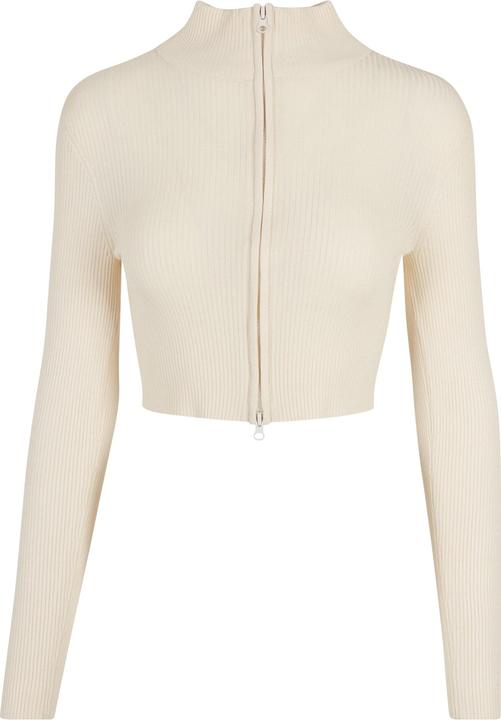 Produktbild Urban Classics Ladies Cropped Rib Knit Zip Cardigan - 19407 (XS)