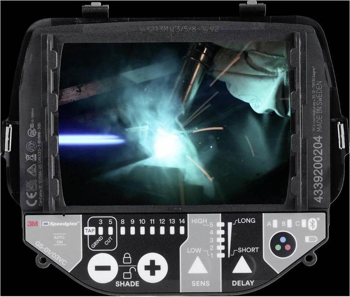 Actual product image 3M Welding helmet G5-03 PRO variable colour, VC 73 x 107 mm DIN 5, 8-14