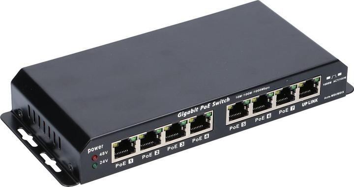 Produktbild Extralink EX.1025 network switch Unmanaged L2 Gigabit Ethernet (10/100/1000) Power over Ethernet (8 Ports)