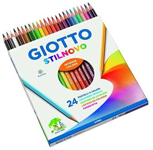 Immagine prodotto Giotto Matite colorate Stilnovo scatola di cartone multicolore, 24 pezzi (24 x)