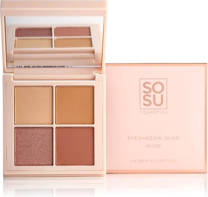 Sosu Cosmetics - Eyeshadow palette Nude (Eyeshadow Quad) 4.8 g (Nude)