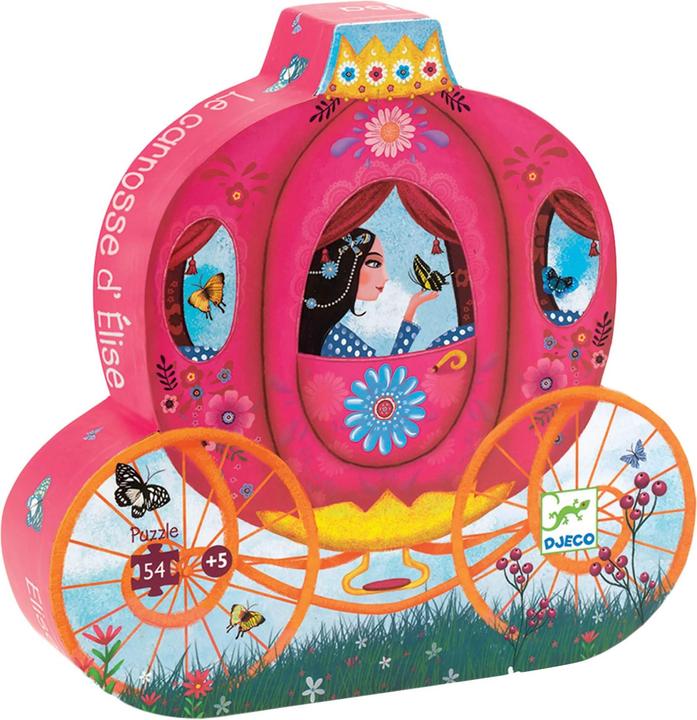 Actual product image Djeco Puzzle The carriage of Elise (54 pieces)