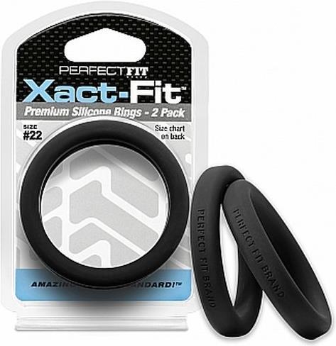 Produktbild PerfectFitBrand #22 Xact-Fit Cockring 2-Pack (5.60 cm)