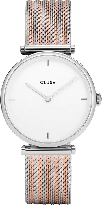 Productafbeelding Cluse Triomphe Mesh Zilver (Analoog horloge, 33 mm)