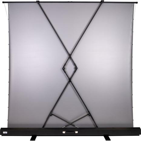 Actual product image Aveli PREMIUM plátno, floor up manual, black, 221x124(16:9) 100" (100", 16:9)