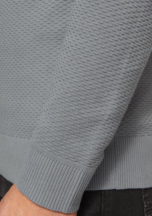Produktbild S.Oliver Strickpullover Strukturierter Strickpullover mit Logo-Patch (XXL)