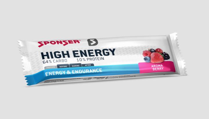 Produktbild Sponser High Energy Bar (Beere, 30 Stk., 1350 g)