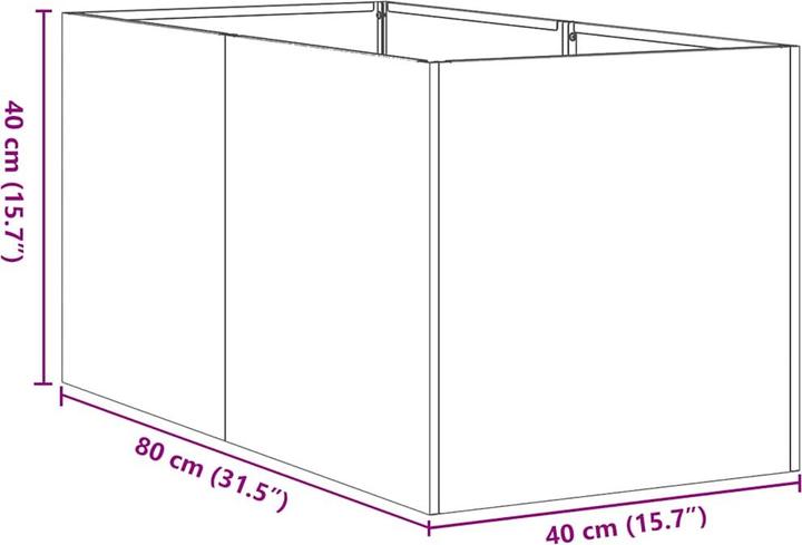 Produktbild vidaXL Pflanzkübel