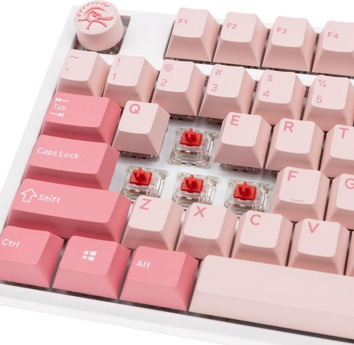 Actual product image Ducky One 3 Gossamer Pink TKL, toetsenbord (US, Cable)