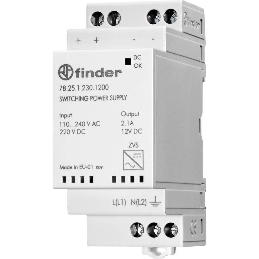 Finder, Systemstromversorgung, Schaltschrank-Schaltnetzteil 12V/25W