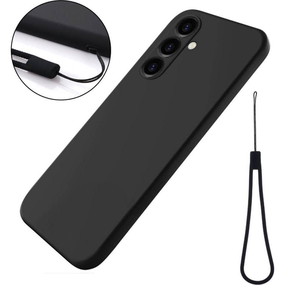 Thumbnail - Cover-Discount FE - Silikon Gummi Hülle (Samsung Galaxy S24 FE), Smartphone Hülle, Schwarz