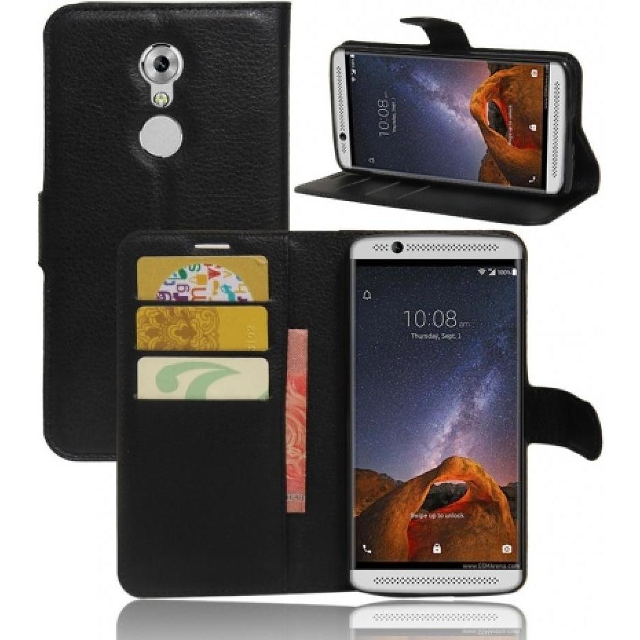 Screenguard ZTE Axon 7 Mini Leather Guard Lederhülle (ZTE Axon 7 mini), Smartphone Hülle, Schwarz