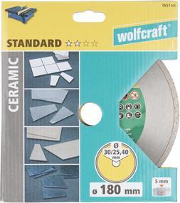 Produktbild wolfcraft 1 Diamant-Trennsch. Stand.Ceramic ø180mm
