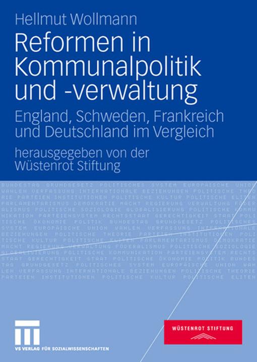 Produktbild Reformen in Kommunalpolitik und -verwaltung (Deutsch, Hellmut Wollmann, 2008)