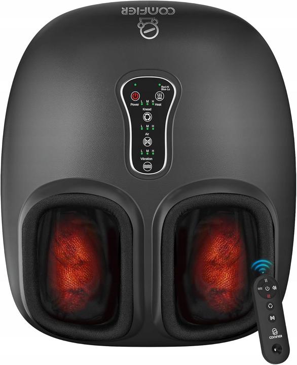 Actual product image Comfier Foot Massager with Remote Control Heat Compression Vibration Shiatsu