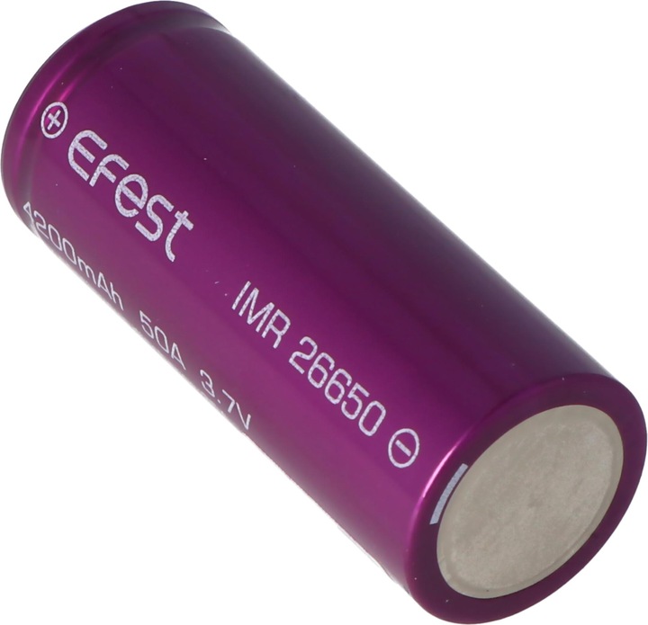 Produktbild Efest Akku Purple IMR26650 (High Drain) (1 Stk., 26650, 4200 mAh)