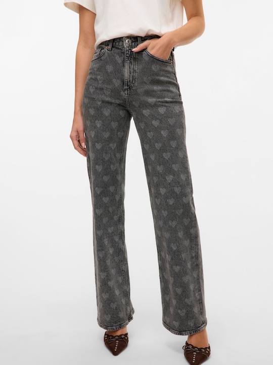 Produktbild Vero Moda VMTESSA Hohe Taille Weiter Beinschnitt Jeans Weit geschnitten (W31/L32)
