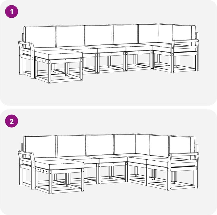 Immagine prodotto vidaXL Outdoor-Sofa