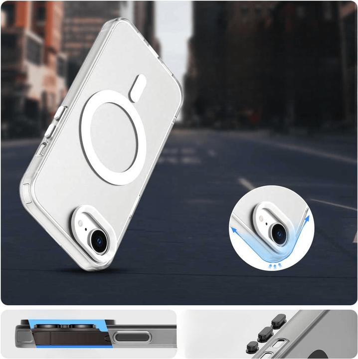 Immagine prodotto Cover-Discount iPhone 16e - Acryl-Handyhülle mit Magnet und Farbakzent (Apple iPhone 16e)