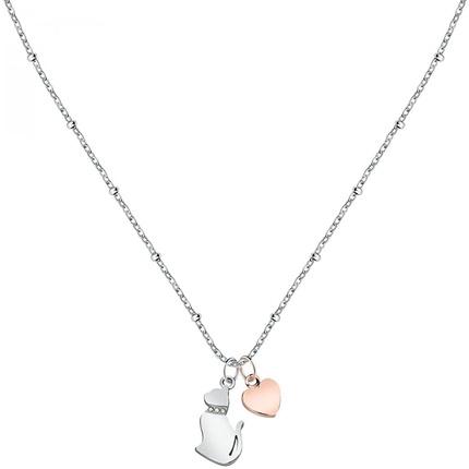 Immagine prodotto Morellato Incantevole collana bicolore Cat&Heart Mascotte SAVL05