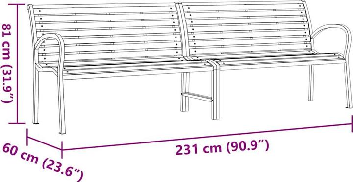 Image du produit vidaXL Gartenbank