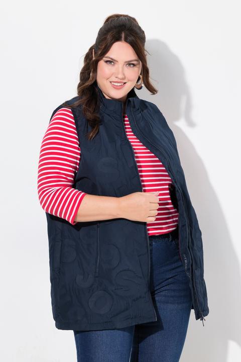 Immagine prodotto Ulla Popken Gilet idrorepellente HYPRAR con collo alto e zip a doppio cursore (42, 44)