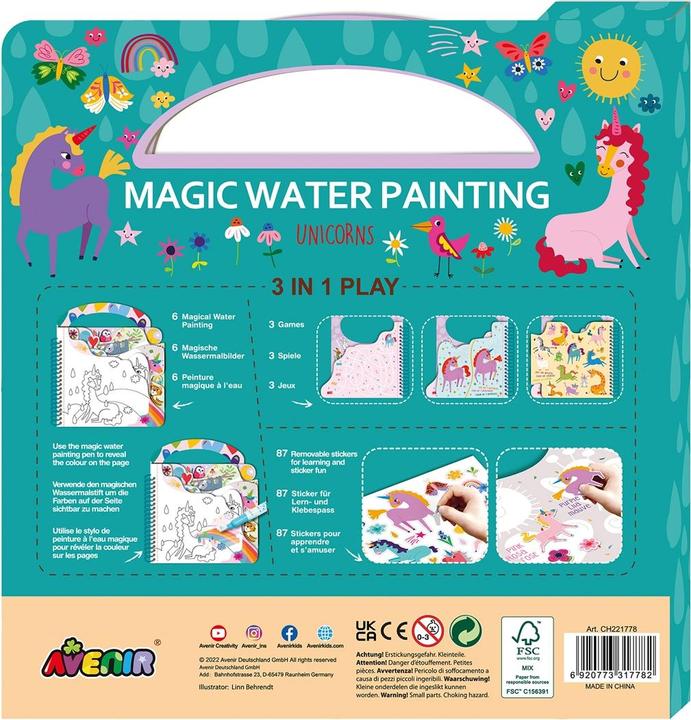 Produktbild Avenir 3in1 Aktivitätenbuch Einhörner
