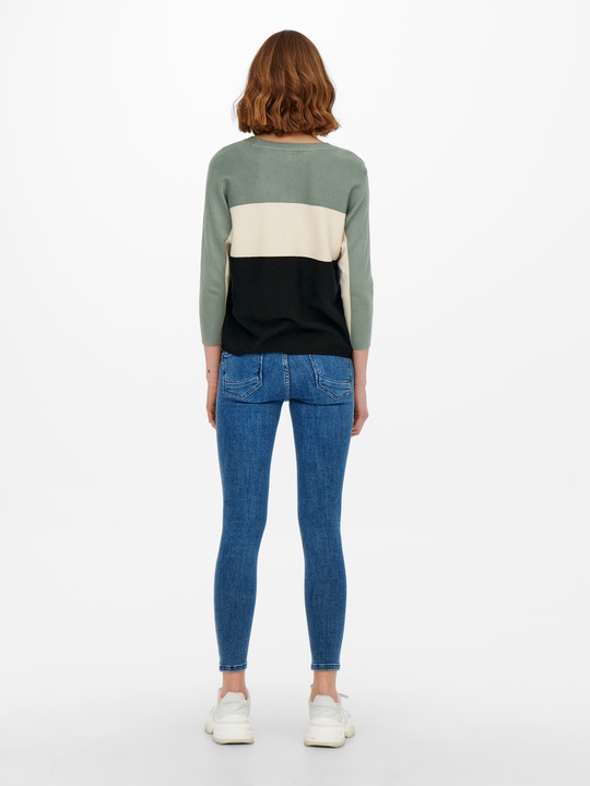 Actual product image Only Contrast knit sweater (S)