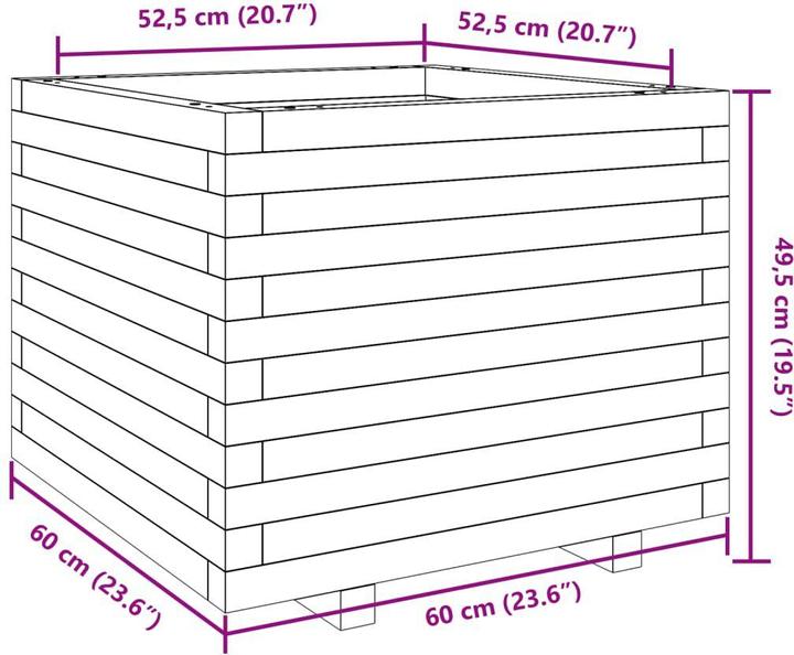 Produktbild vidaXL Pflanzkübel