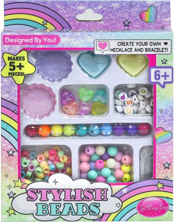 Actual product image Stylish bead rainbow jewellery making