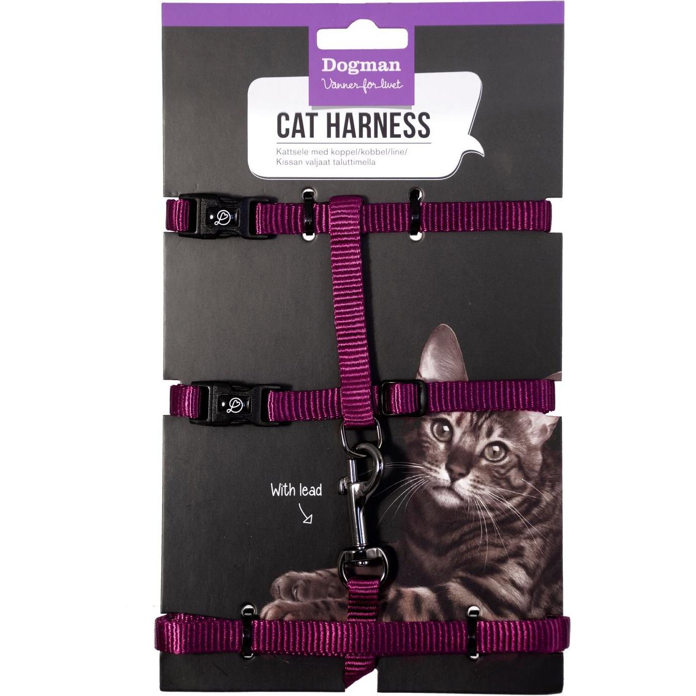 Dogman Katzengeschirr Findus, Halsband + Leine