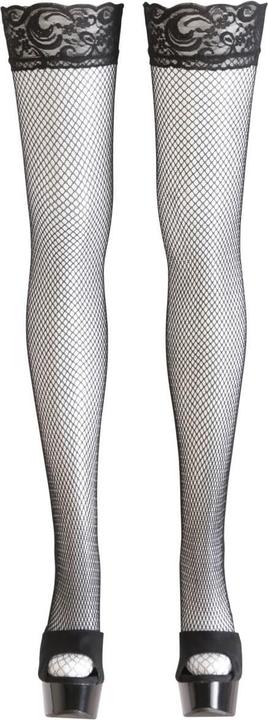 Actual product image Cottelli Collection Fish-net stockings hold-up (M)