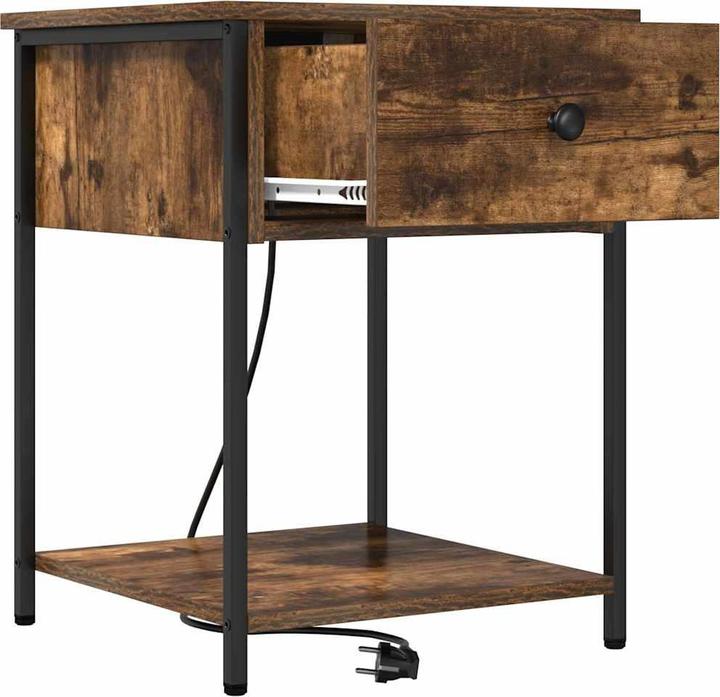 Actual product image vidaXL Modern bedside table (41 x 42 x 56 cm)