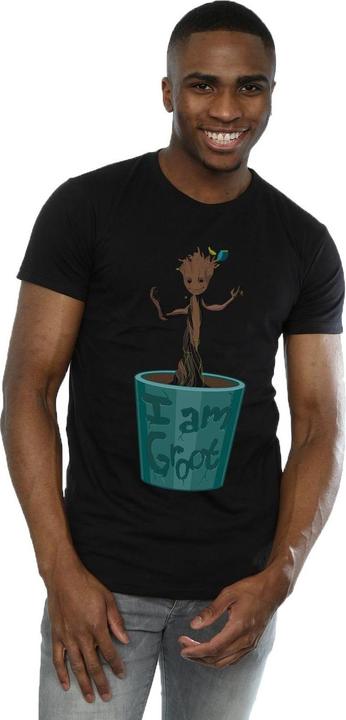 Immagine prodotto Guardians Of The Galaxy Baby Groot Flower Pot Maglietta Uomo (L)
