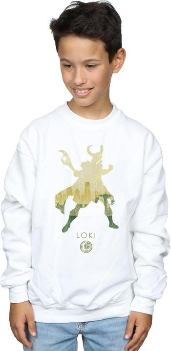 Immagine prodotto Loki Silhouette Felpa Ragazzi (140, 146)