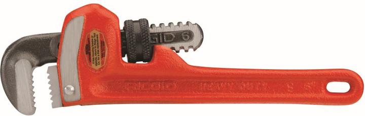 Actual product image Ridgid 6 Heavy duty pipe wrench straight model 6 (150 mm)