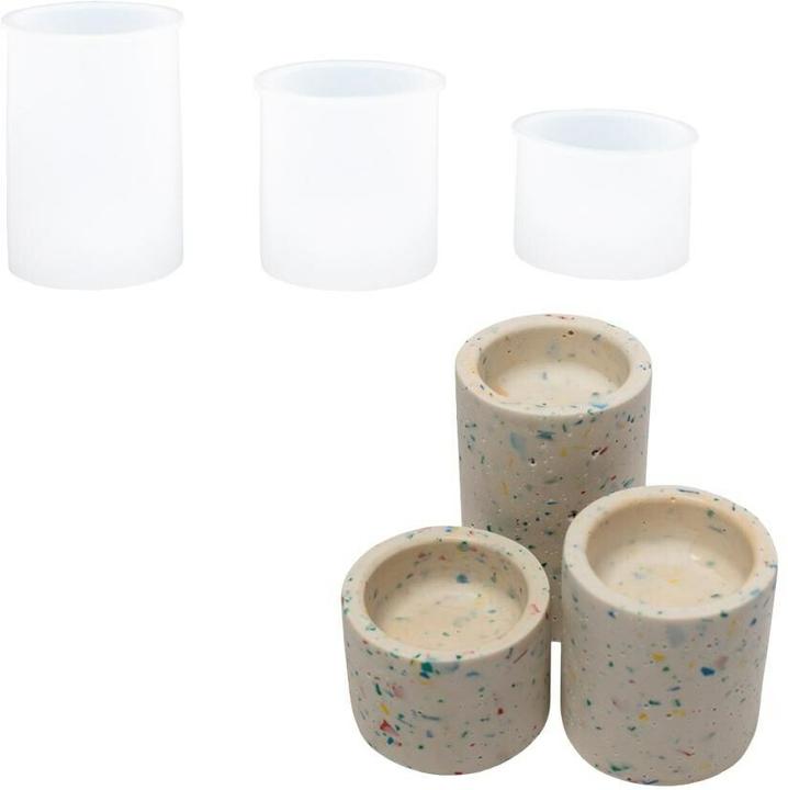 Produktbild Jesmonite Giessform Kerzenhalter, 3 Grössen