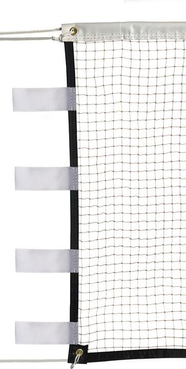 Sporti Badmintonwettkampfnetz mit Klettverschluss, Maschenweite 19mm, 1.6mm