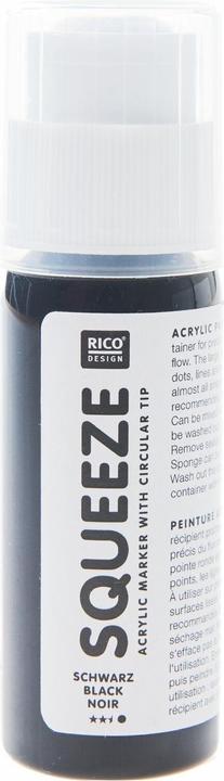 Produktbild Rico Design Rico Squeeze Marker 60 ml schwarz (1 x)